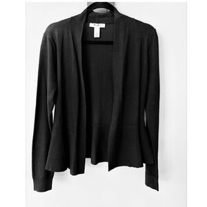 White House Black Market - Open Front Black Cardigan